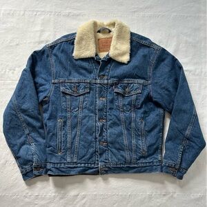 Levi's Faux Fur Denim Jacket